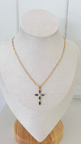 Celeste Cross Necklace