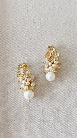 Adriana Pearl Bouquet Drop Earrings