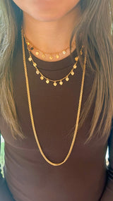 Heart Line Chain Necklace