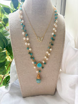 Inez Turquoise Layered Necklace