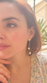 Pema Drop Pearls Earrings