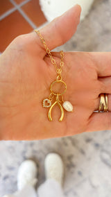 Make A Wish Charm Necklace