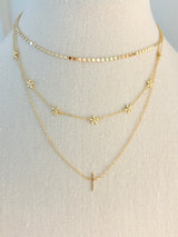 Daisy Flower Choker Necklace