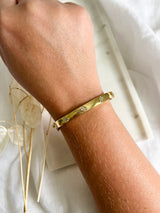 Clover Gold Bangle