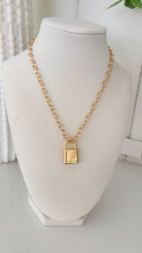 Believe Lock Necklace