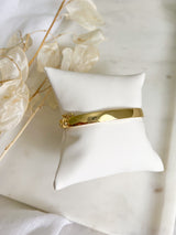 Clover Gold Bangle