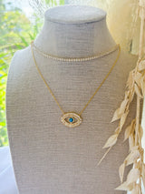 Turquoise Eye Necklace