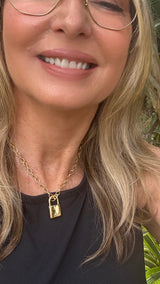 Believe Lock Necklace