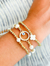 Eye Pearl Pull Bracelet