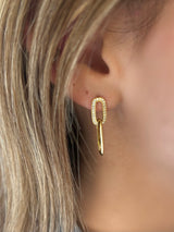 Kaylee Paperclip Earring