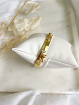 Clover Gold Bangle