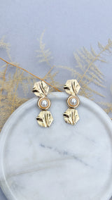 Golden Tide Statement Earrings