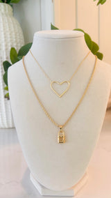 Held Close Lock Necklace