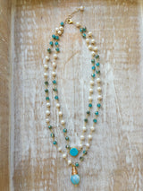 Inez Turquoise Layered Necklace