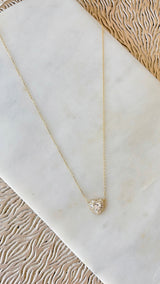 Victorian Spark Heart Necklace