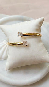 The Twin Spark Bangle Bracelet