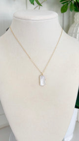 Pearl Edge Necklace