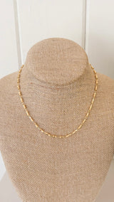 Harmony Cylinder Petite Chain Necklace
