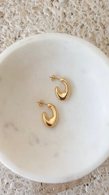 Raindrop Hoop Earrings