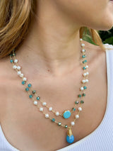 Inez Turquoise Layered Necklace