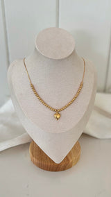 Poppy Heart Necklace