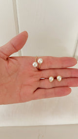 Pear Pearl Studs