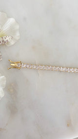 Princess Line Tennis Bracelet