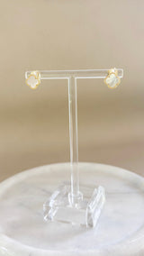 Gleam Clover Post Earrings