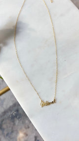 Script Mama Necklace
