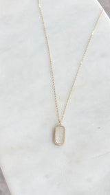 Pearl Edge Necklace
