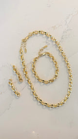 Lustre Link Earrings