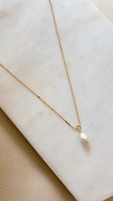 Delilah Dot Pearl Necklace