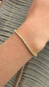 Lu Three Prong Tennis Bracelet