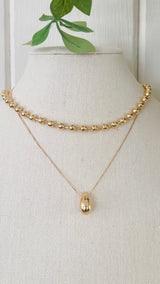 Tear Drop Single Necklace