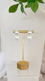 Perle Double Earrings