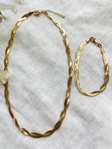 Braid Herringbone Necklace