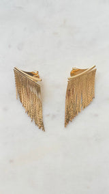 Waterfall Front and Back Earring