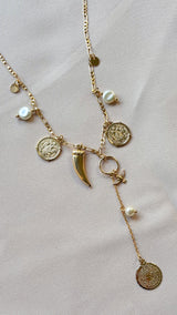 Juliet Lariat Charm Necklace