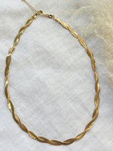 Braid Herringbone Necklace