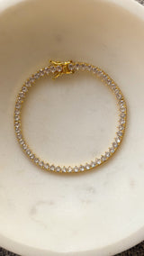 Lu Three Prong Tennis Bracelet
