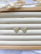 Cluster Flower Stud Earrings