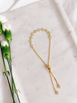 Clover Sprarkle Pull Bracelet