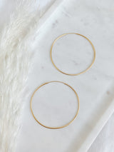 Classic Big Gold Hoops