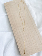Star Flake Lariat Necklace