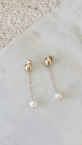 Willow Pearl Drop Earrings