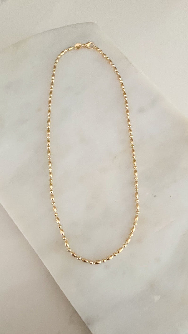 Dot & Barrel Necklace