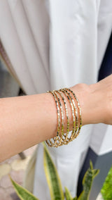 Golden Rhythm Wrap Bracelet