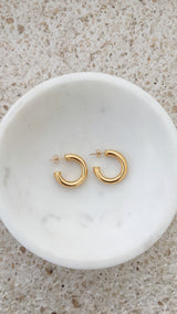 The Sleek Tube Small Hoop Earrings