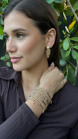 Blush Cascade Earrings