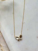 Butterfly CZ Necklace